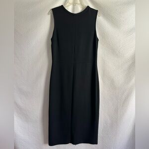 Protagonist Black Sleeveless Sheath Midi Dress Career Office Minimalist Size 8